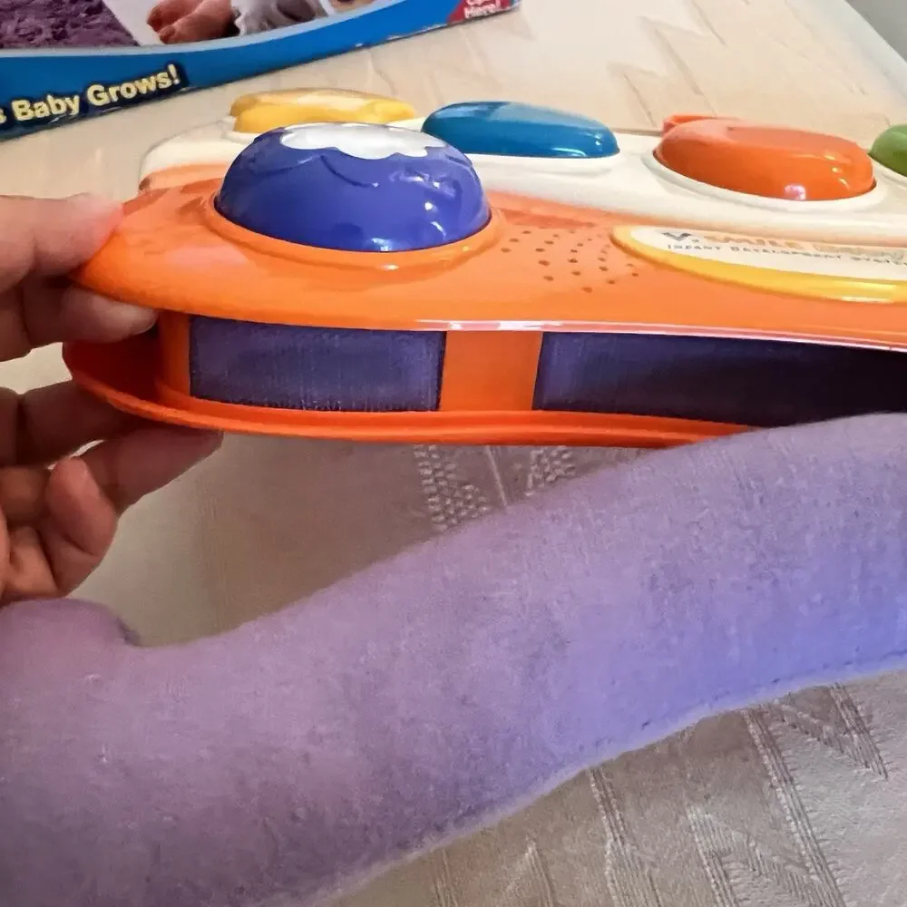 VTech V.Smile Baby Development System Barney & Learn Discover 2 Cartridges WORKS